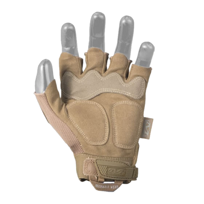 Guanti Tattici Mezze Dita con Protezioni M-Pact Colore Coyote by Mecha