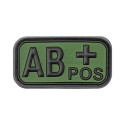 Patch PVC Blood AB+ (OD)