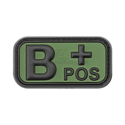 Patch PVC Blood B+ (OD)