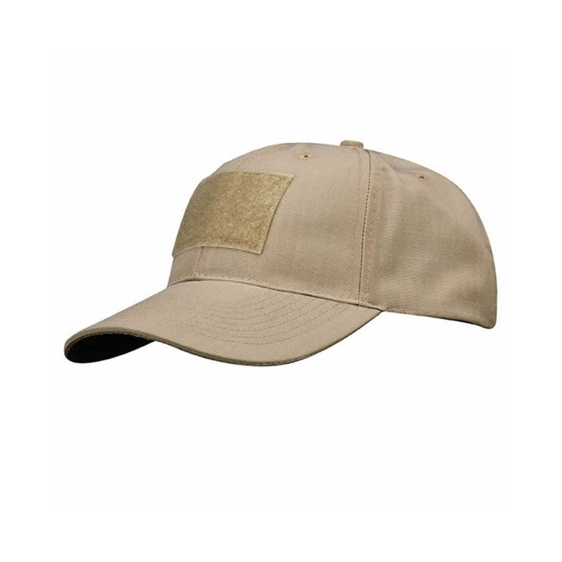 Tactical Baseball Cap Berretto con Velcro Colore Tan by Fostex