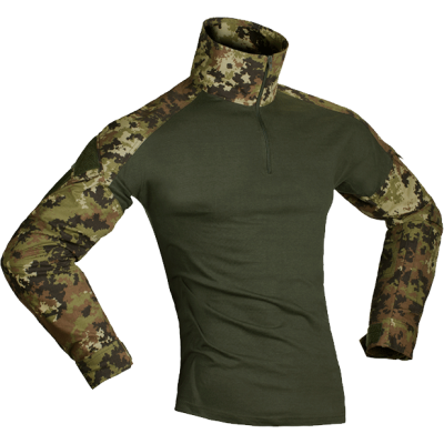 Combat Shirt in RipStop e Torso Cotone Colore Vegetato by Invader Gear