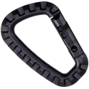 Moschettone in Polimero Carabiner colore Nero by FMA