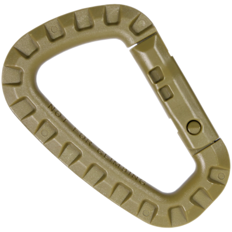 Moschettone in Polimero Carabiner colore Tan by FMA