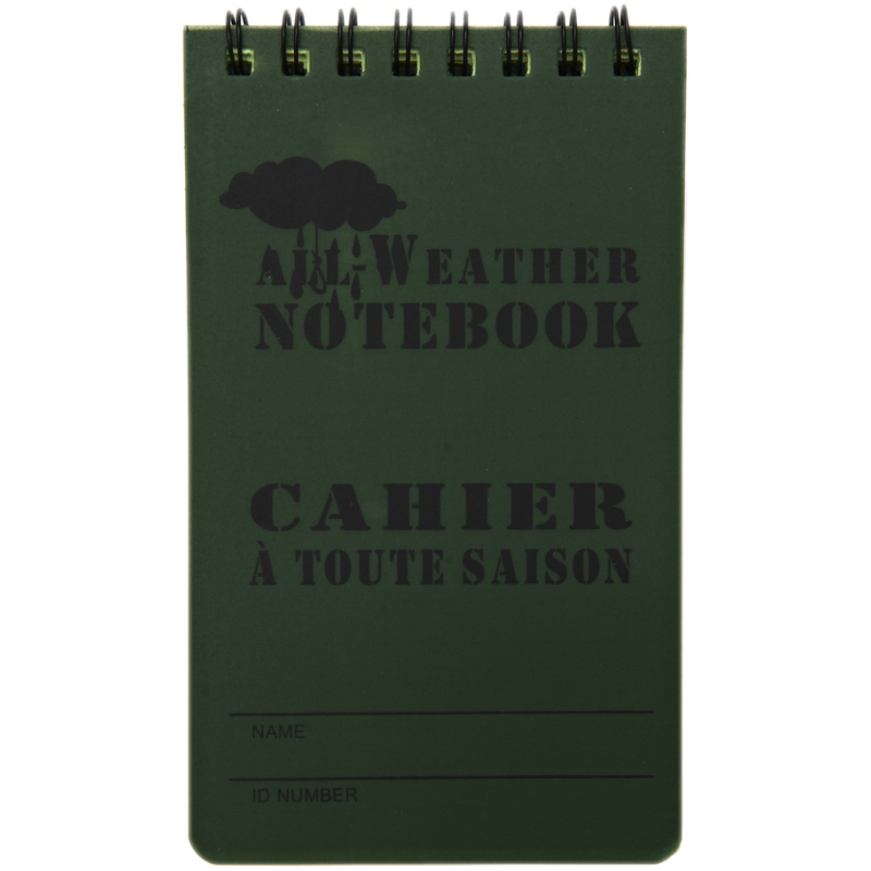 Block Notes Resistente all'Acqua by Fosco