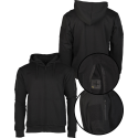 Felpa Tactical Hook Con Cappuccio Zip e Velcri Colore Nero by Mil-Tec
