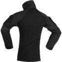 Combat Shirt in RipStop e Torso Cotone Colore Nero by Invader Gear