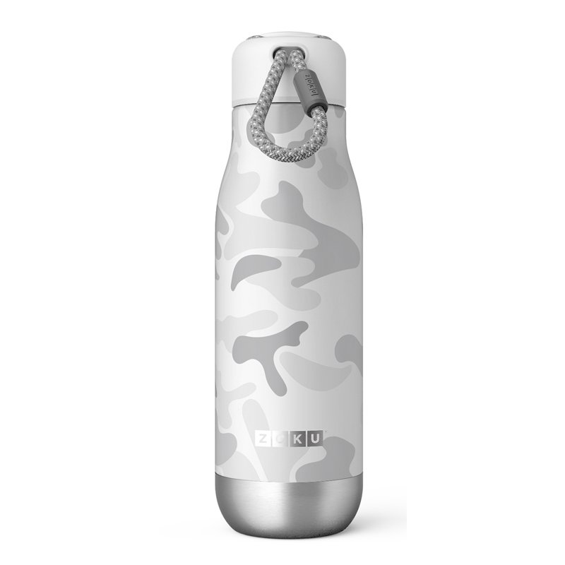 Thermos Colore White Camo da 500ml in Acciaio Inossidabile by Zoku