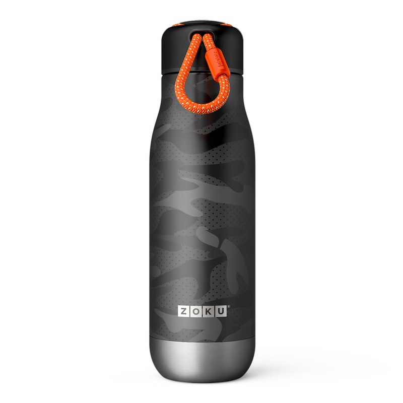 Thermos Colore Black Camo da 500ml in Acciaio Inossidabile by Zoku