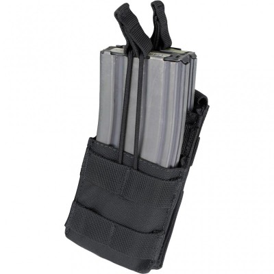 Singola Porta Caricatori a 2 File Colore Nero by Condor