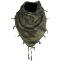 Sciarpa Shemag Kefiah in Cotone Colore Verde/Nera by Mil-Tec