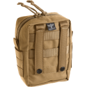 Tasca Utility Verticale con MOLLE Colore Coyote by Invader Gear
