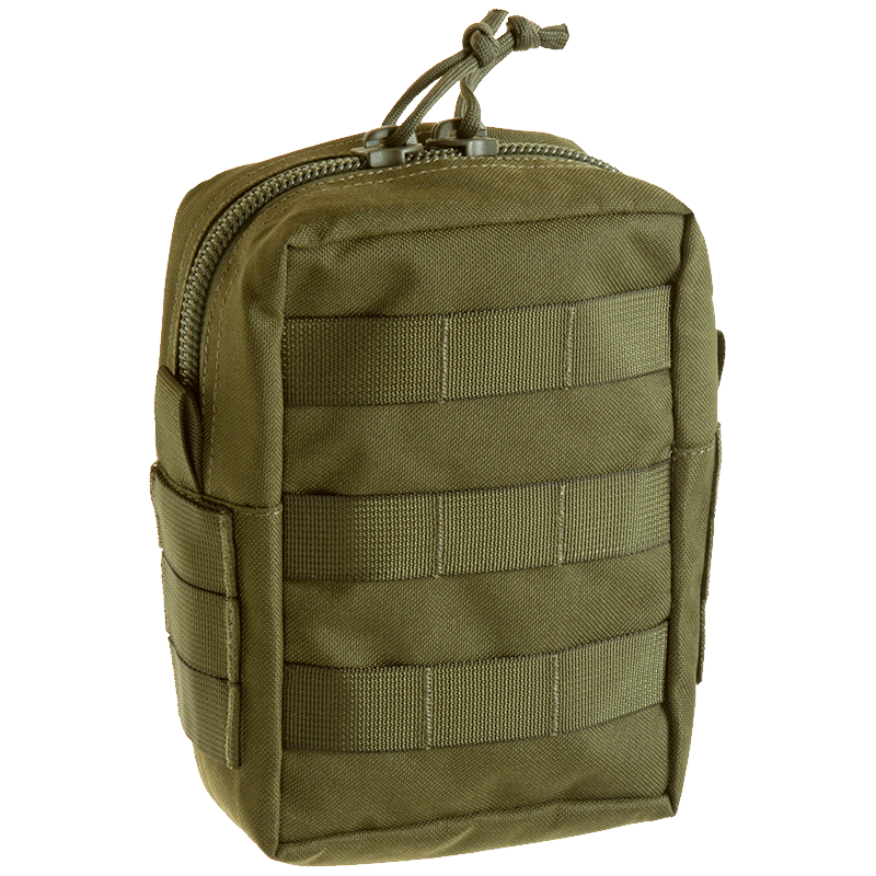 Tasca Utility Verticale con MOLLE Colore OD by Invader Gear