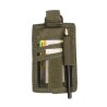 Porta Badge ID Patta Velcro Rimovibie (Nero)