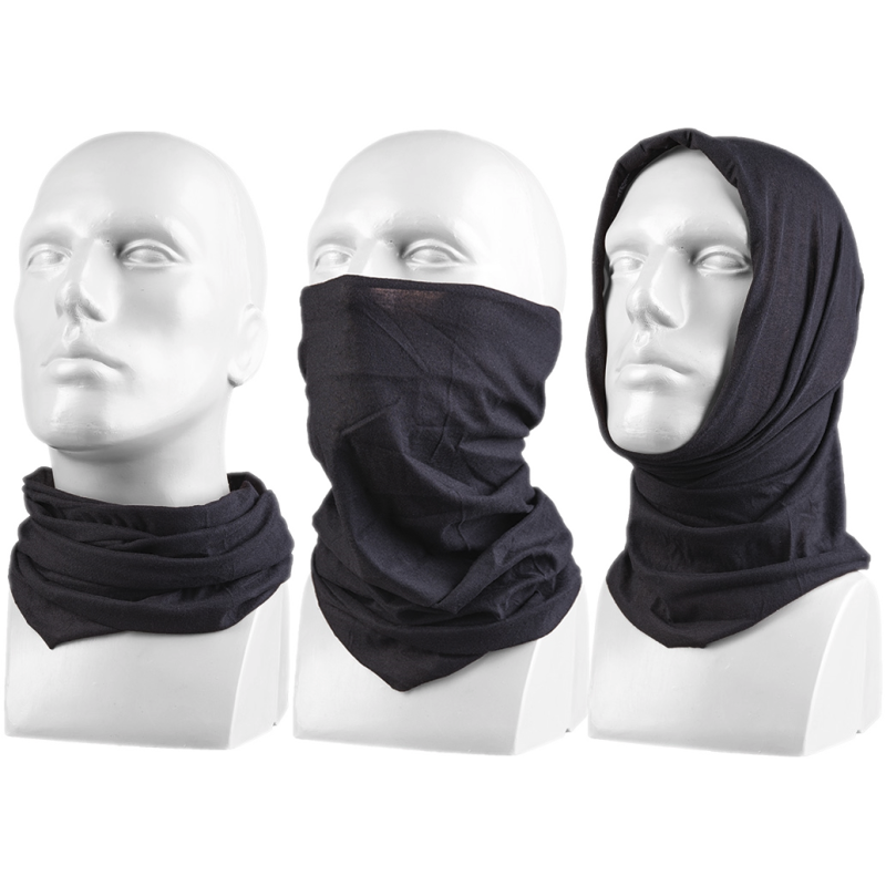Copricapo Multifunzione Hood Bandana Colore Nero by Mil-Tec