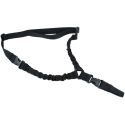 Cinghia Bungee 1 Punto a Sgancio Rapido colore Nero by Wosport