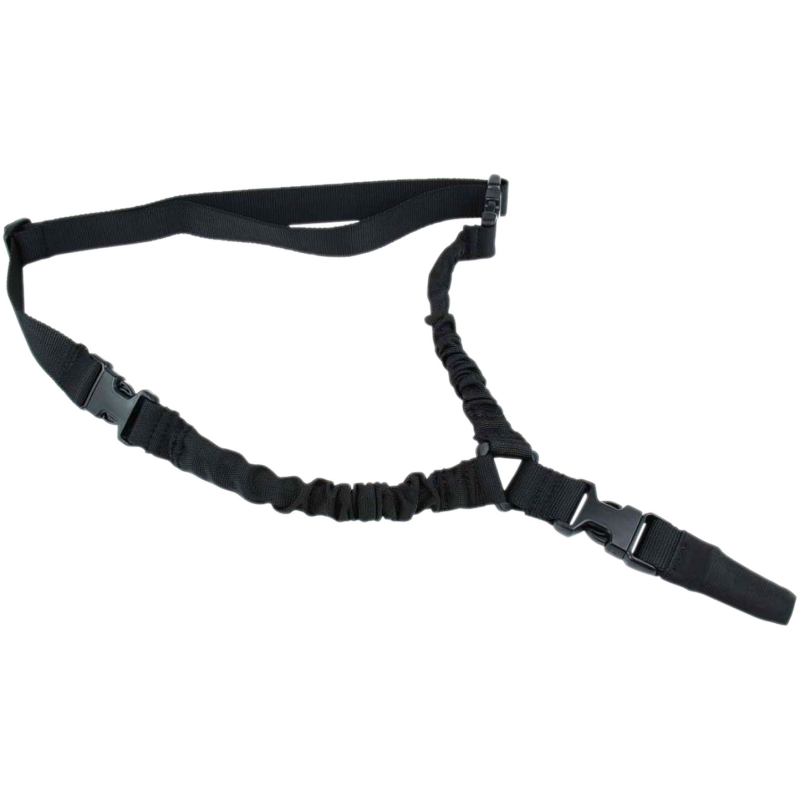 Cinghia Bungee 1 Punto a Sgancio Rapido colore Nero by Wosport
