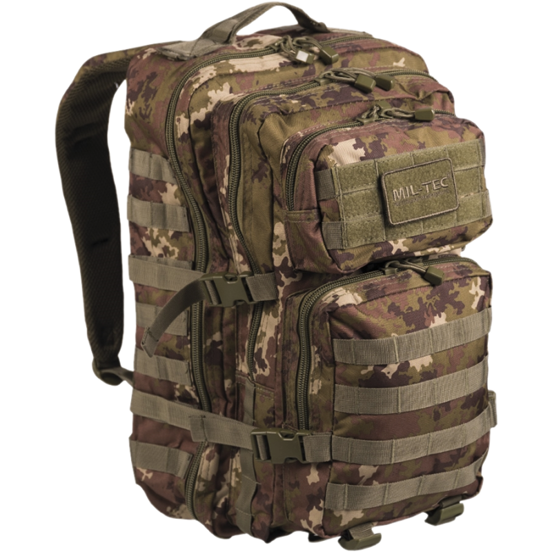 Zaino Assault Pack MOLLE da 40L Colore Vegetato by Mil-Tec