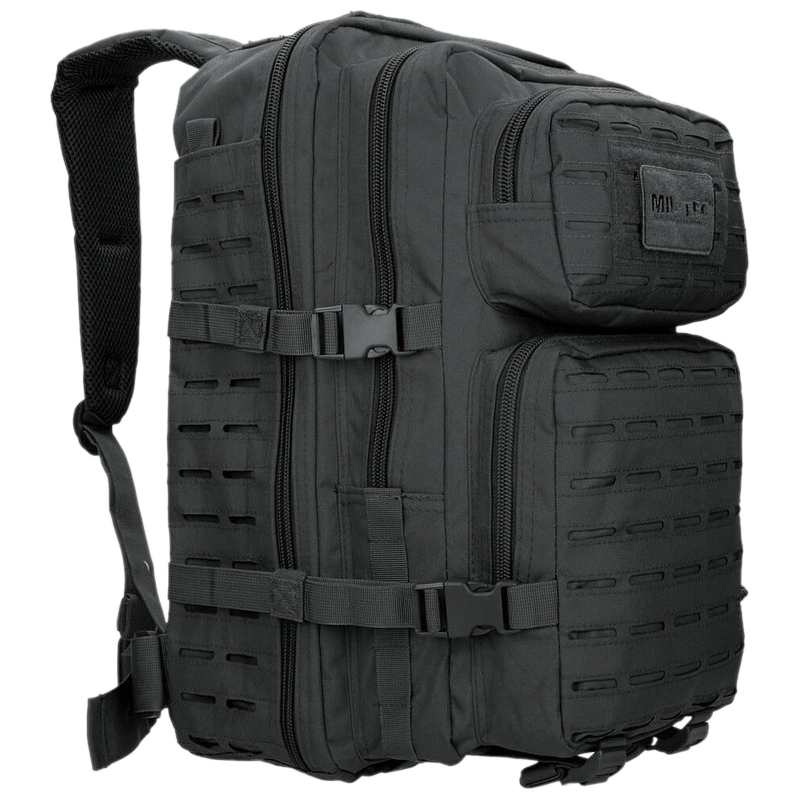 Zaino Assault Pack Laser Cut da 40L Colore Nero by Mil-Tec