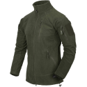 Felpa Alpha Tactical Fleece in Pile a Nido d'Ape Colore Olive Green by