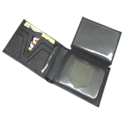 1WG Portafoglio Pelle Martellata Porta Placca/Tesserino Universale By Vega Holster