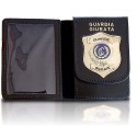 1WD110 Portafoglio con Placca Dorata Guardia Giurata by Vega Holster
