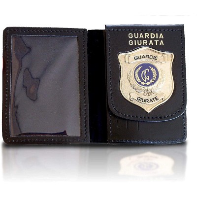 1WD110 Portafoglio con Placca Dorata Guardia Giurata by Vega Holster