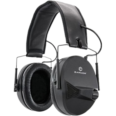 M30 Cuffie da Poligono Amplificate Colore Nero by Earmor