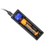 Carica batterie intelligente con Display CR123/18650/Nimh