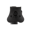 Fondina in Polimero con Pad per Glock 17/18/19/22 Colore Nero by Amoma