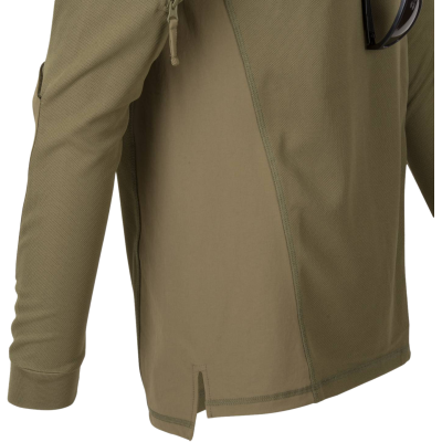 Range Polo Shirt da Tiro Maniche Lunghe Colore Coyote by Helikon