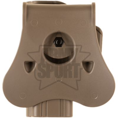 Fondina in Polimero con Pad per Glock 17/18/19/22 Colore Coyote by Amo