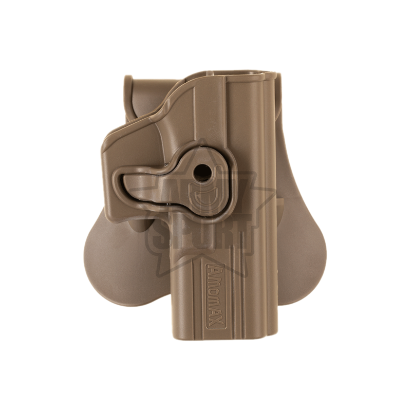 Fondina in Polimero con Pad per Glock 17/18/19/22 Colore Coyote by Amo