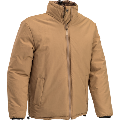 Giacca Reversibile con Sacchetto di Compressione Colore Vegetato/Tan b