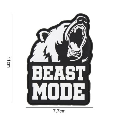 Patch PVC Beast Mode On Black