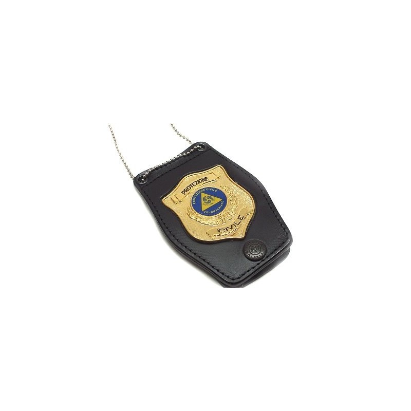 1WB115 Porta Placca con Collana Protezione Civile inclusa Placca by Vega Holster