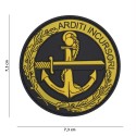Patch PVC Arditi Incursori (Nera/Gialla)