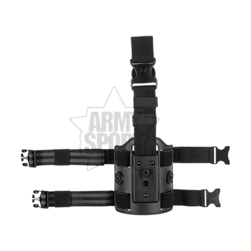 Piattaforma Cosciale in Polimero 3 Slot Colore Nero by Amomax