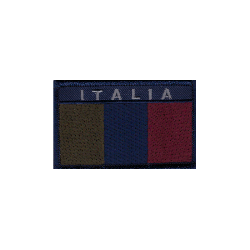 Patch Ricamata Italia (Blu)