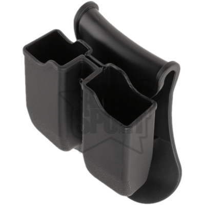 Doppio Porta Caricatore Glock con Pad Colore Nero by Amomax