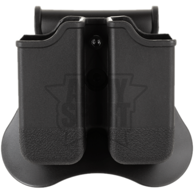 Doppio Porta Caricatore Glock con Pad Colore Nero by Amomax