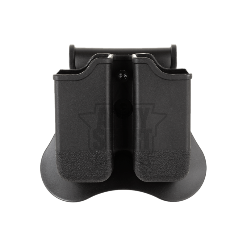 Doppio Porta Caricatore Glock con Pad Colore Nero by Amomax