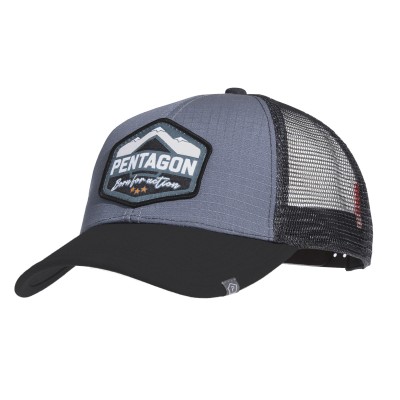 ERA Cap Logo Born for Action Berretto con Retro Mesh Colore Grigio by