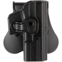 Fondina in Polimero con Pad per Glock 17/18/19/22 Colore Nero by Amoma