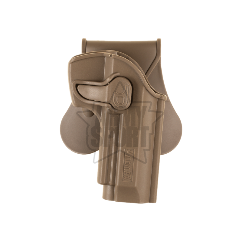 Fondina in Polimero con Pad per Beretta 92/98 Colore Coyote by Amomax