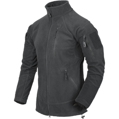 Felpa Alpha Tactical Fleece in Pile a Nido d'Ape Colore Shadow Grey by