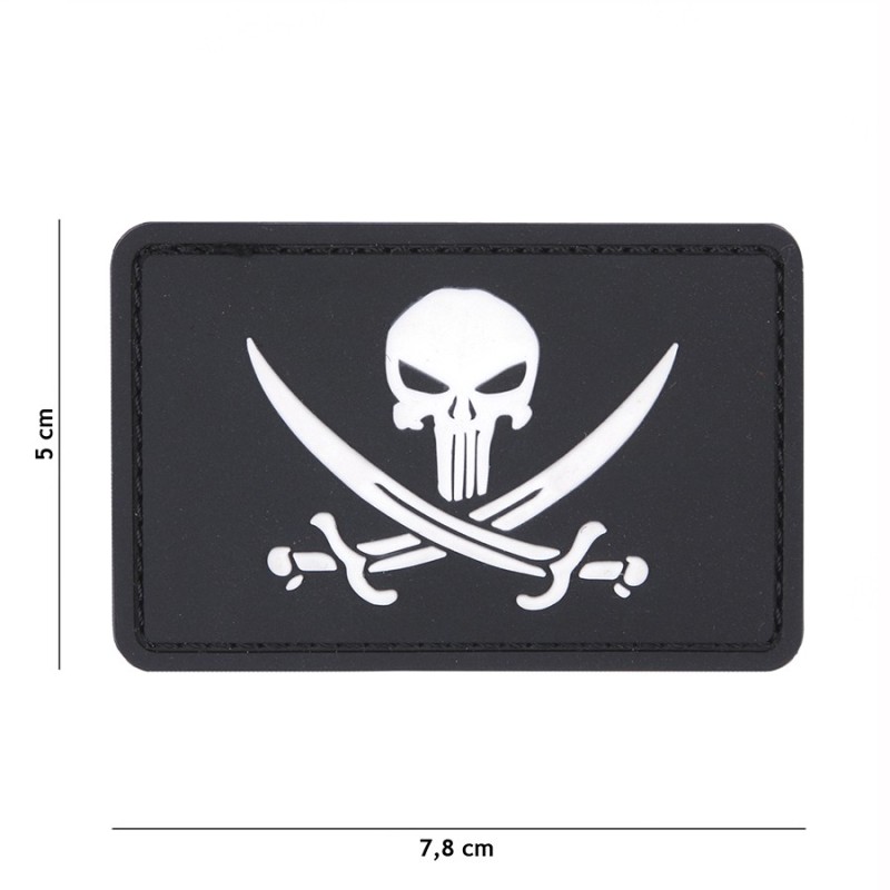 Patch PVC Punisher Pirate