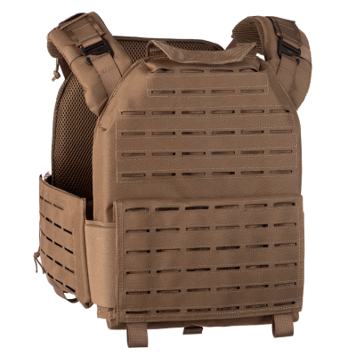 Reaper QRB Plate Carrier con MOLLE in LaserCut Colore Coyote by Invade