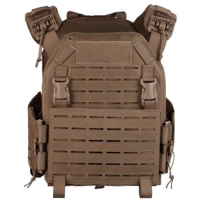 Reaper QRB Plate Carrier con MOLLE in LaserCut Colore Coyote by Invade