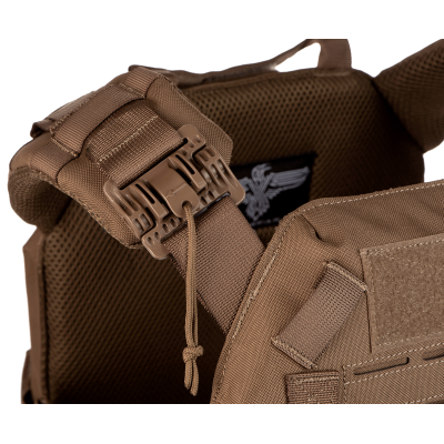 Reaper QRB Plate Carrier con MOLLE in LaserCut Colore Coyote by Invade
