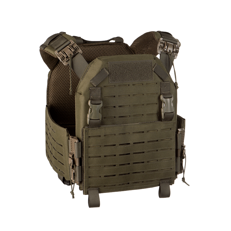 Reaper QRB Plate Carrier con MOLLE in LaserCut Colore OD by Invader Ge